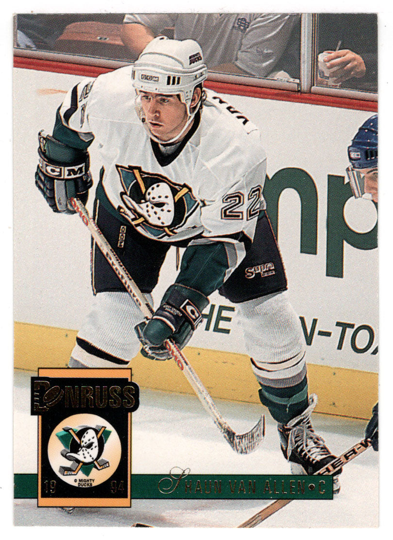 Shaun Van Allen - Anaheim Ducks (NHL Hockey Card) 1993-94 Donruss # 14 Mint