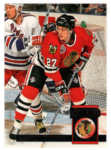 Jeremy Roenick - Chicago Blackhawks (NHL Hockey Card) 1993-94 Donruss # 67 Mint