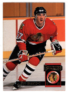 Jeff Shantz RC - Chicago Blackhawks (NHL Hockey Card) 1993-94 Donruss # 75 Mint