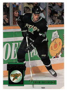 Derian Hatcher - Dallas Stars (NHL Hockey Card) 1993-94 Donruss # 77 Mint