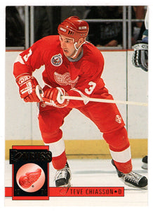 Steve Chiasson - Detroit Red Wings (NHL Hockey Card) 1993-94 Donruss # 97 Mint