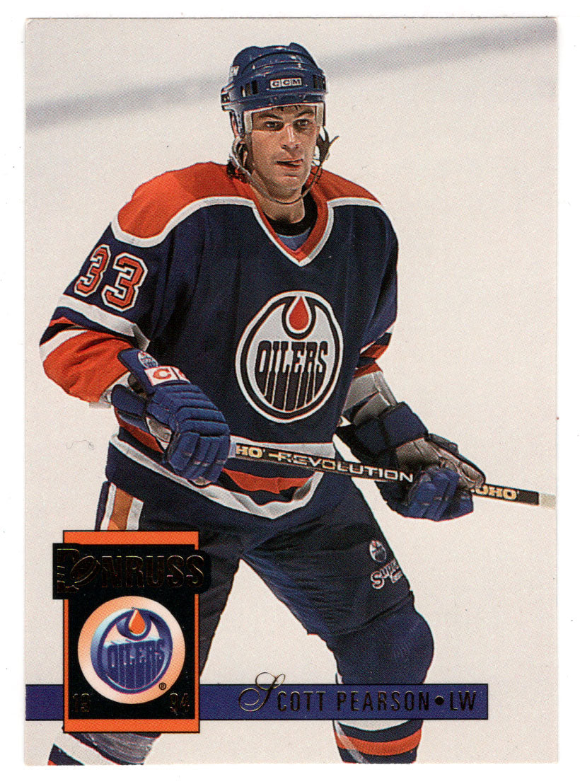 Scott Pearson - Edmonton Oilers (NHL Hockey Card) 1993-94 Donruss # 106 Mint