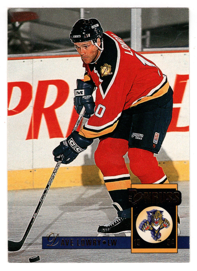 Dave Lowry - Florida Panthers (NHL Hockey Card) 1993-94 Donruss # 125 Mint