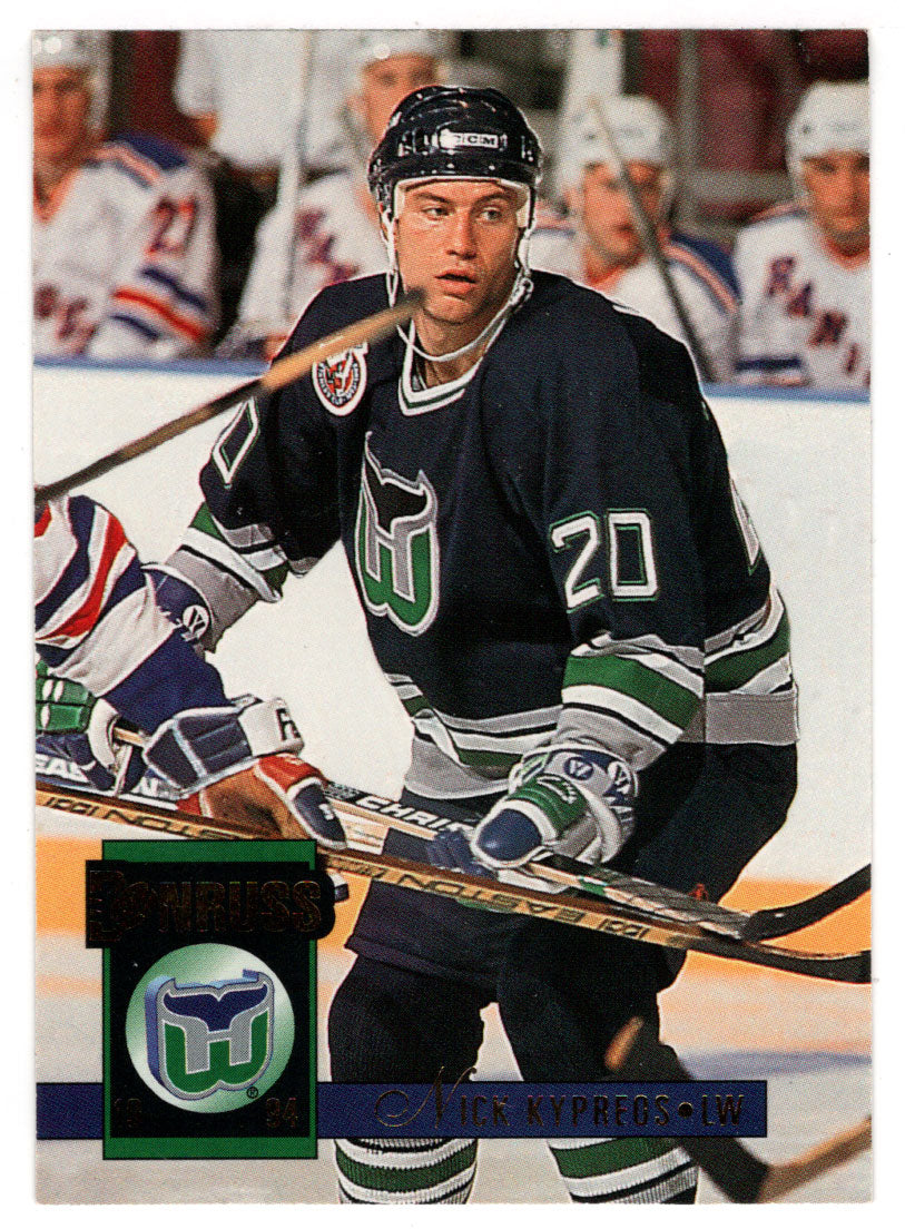 Nick Kypreos - Hartford Whalers (NHL Hockey Card) 1993-94 Donruss # 140 Mint