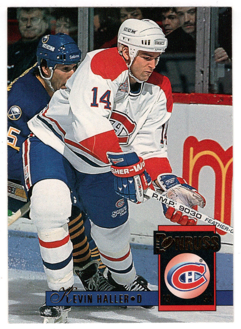 Kevin Haller - Montreal Canadiens (NHL Hockey Card) 1993-94 Donruss # 168 Mint