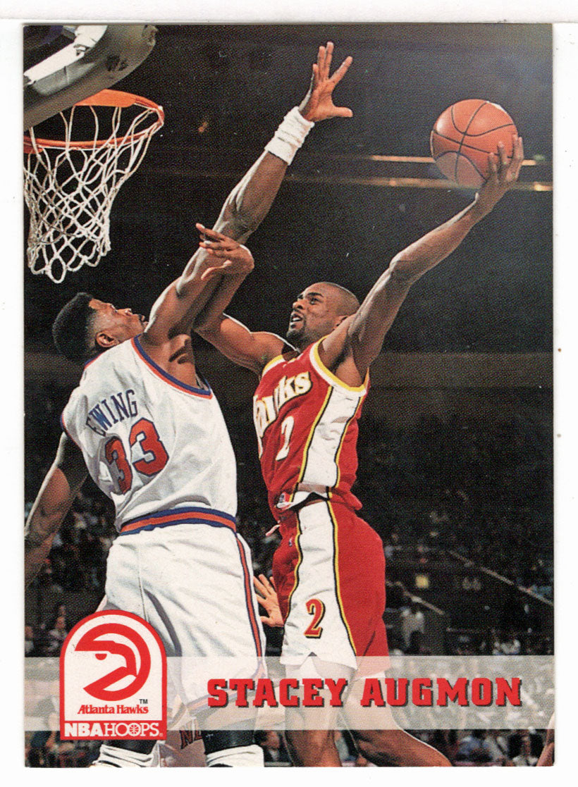 Stacey Augmon - Atlanta Hawks (NBA Basketball Card) 1993-94 Hoops # 1 Mint