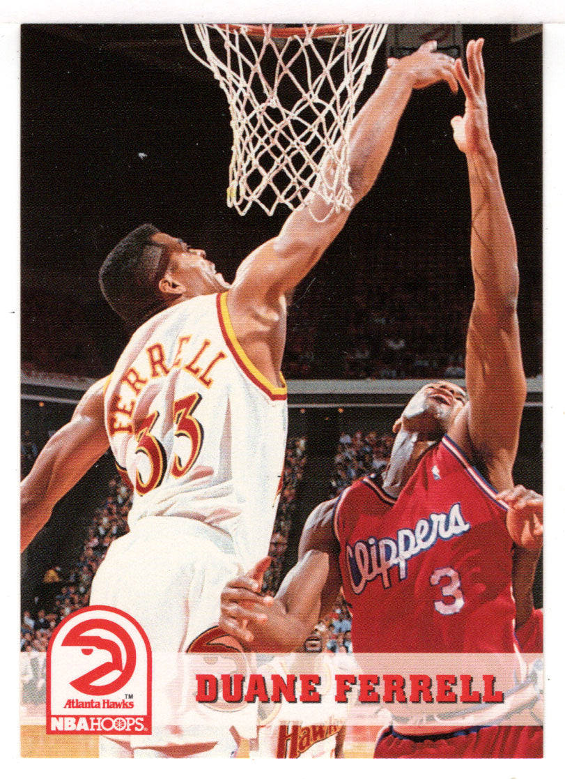 Duane Ferrell - Atlanta Hawks (NBA Basketball Card) 1993-94 Hoops # 3 Mint