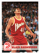 Blair Rasmussen - Atlanta Hawks (NBA Basketball Card) 1993-94 Hoops # 6 Mint