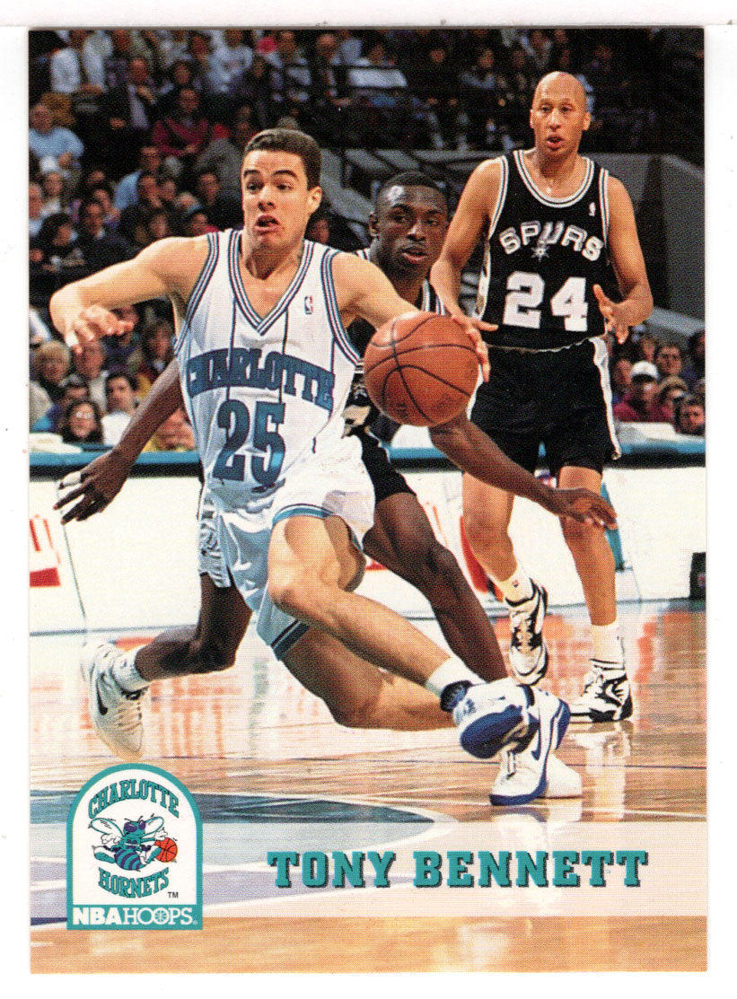 Tony Bennett - Charlotte Hornets (NBA Basketball Card) 1993-94 Hoops # 17 Mint