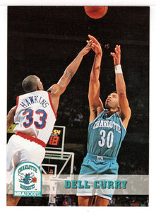 Dell Curry - Charlotte Hornets (NBA Basketball Card) 1993-94 Hoops # 19 Mint