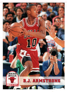 B.J. Armstrong - Chicago Bulls (NBA Basketball Card) 1993-94 Hoops # 25 Mint