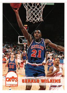 Gerald Wilkins - Cleveland Cavaliers (NBA Basketball Card) 1993-94 Hoops # 42 Mint