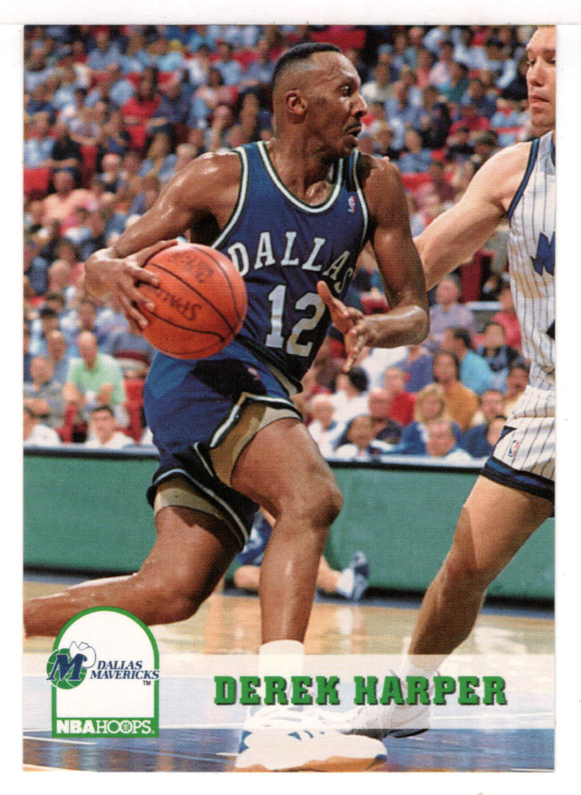 Derek Harper - Dallas Mavericks (NBA Basketball Card) 1993-94 Hoops # 45 Mint