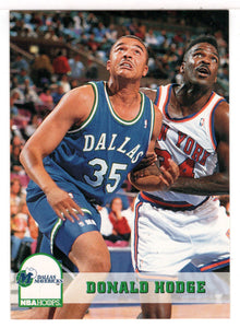 Donald Hodge - Dallas Mavericks (NBA Basketball Card) 1993-94 Hoops # 46 Mint