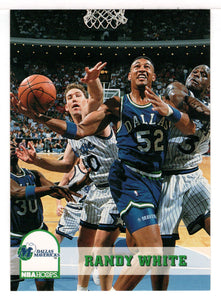 Randy White - Dallas Mavericks (NBA Basketball Card) 1993-94 Hoops # 51 Mint