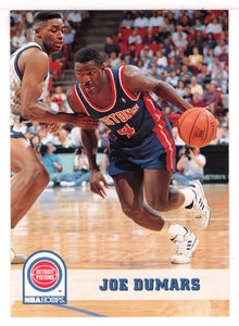 Joe Dumars - Detroit Pistons (NBA Basketball Card) 1993-94 Hoops # 61 Mint