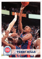 Terry Mills - Detroit Pistons (NBA Basketball Card) 1993-94 Hoops # 63 Mint