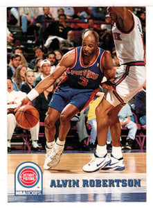 Alvin Robertson - Detroit Pistons (NBA Basketball Card) 1993-94 Hoops # 65 Mint