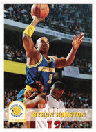 Byron Houston - Golden State Warriors (NBA Basketball Card) 1993-94 Hoops # 71 Mint