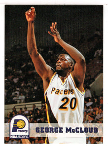 George McCloud - Indiana Pacers (NBA Basketball Card) 1993-94 Hoops # 86 Mint