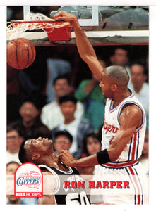 Ron Harper - Los Angeles Clippers (NBA Basketball Card) 1993-94 Hoops # 94 Mint