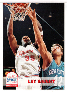 Loy Vaught - Los Angeles Clippers (NBA Basketball Card) 1993-94 Hoops # 100 Mint