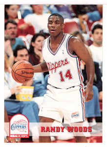 Randy Woods - Los Angeles Clippers (NBA Basketball Card) 1993-94 Hoops # 102 Mint