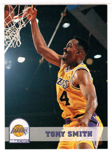 Tony Smith - Los Angeles Lakers (NBA Basketball Card) 1993-94 Hoops # 108 Mint