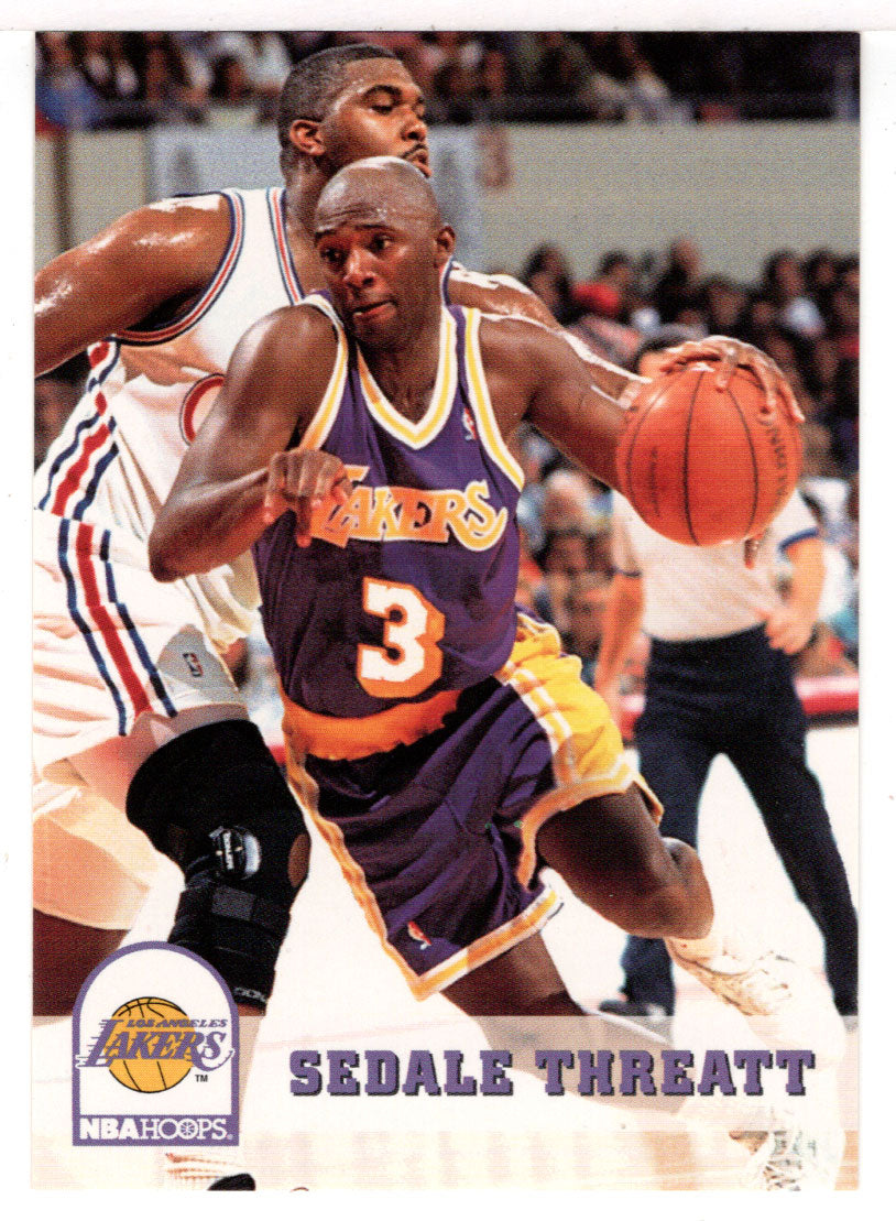 Sedale Threatt - Los Angeles Lakers (NBA Basketball Card) 1993-94 Hoops # 109 Mint