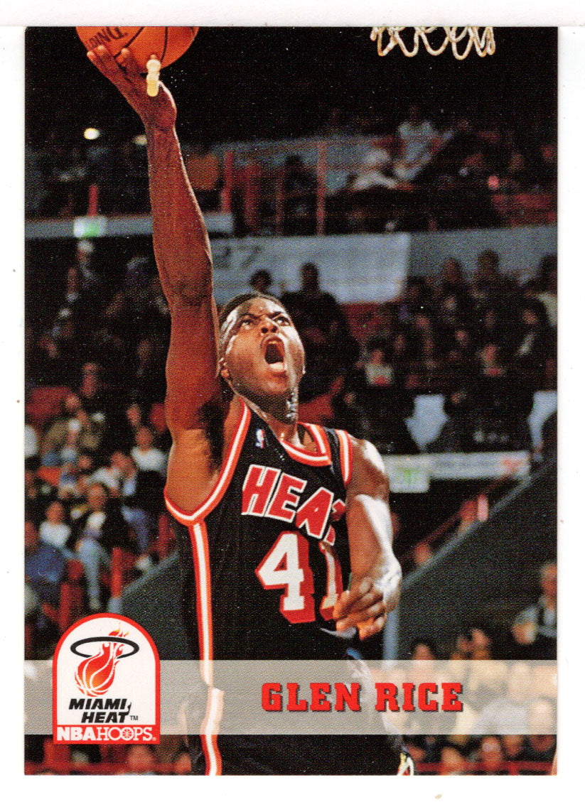 Glen Rice - Miami Heat (NBA Basketball Card) 1993-94 Hoops # 114 Mint