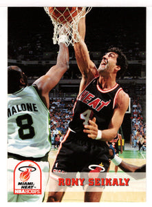 Rony Seikaly - Miami Heat (NBA Basketball Card) 1993-94 Hoops # 116 Mint