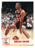 Brian Shaw - Miami Heat (NBA Basketball Card) 1993-94 Hoops # 117 Mint