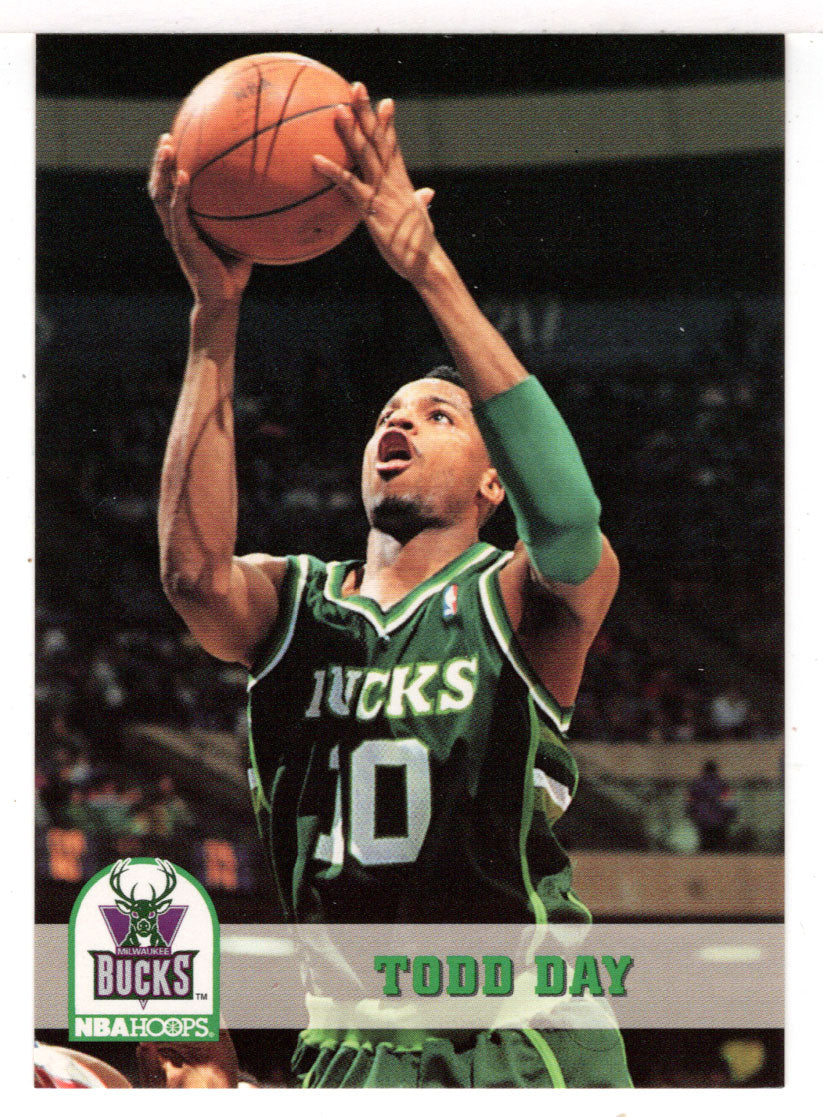 Todd Day - Milwaukee Bucks (NBA Basketball Card) 1993-94 Hoops # 122 Mint