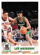 Lee Mayberry - Milwaukee Bucks (NBA Basketball Card) 1993-94 Hoops # 125 Mint