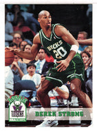 Derek Strong RC - Milwaukee Bucks (NBA Basketball Card) 1993-94 Hoops # 127 Mint