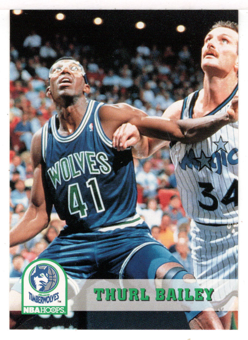 Thurl Bailey - Minnesota Timberwolves (NBA Basketball Card) 1993-94 Hoops # 128 Mint