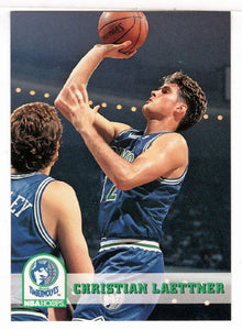 Christian Laettner - Minnesota Timberwolves (NBA Basketball Card) 1993-94 Hoops # 129 Mint