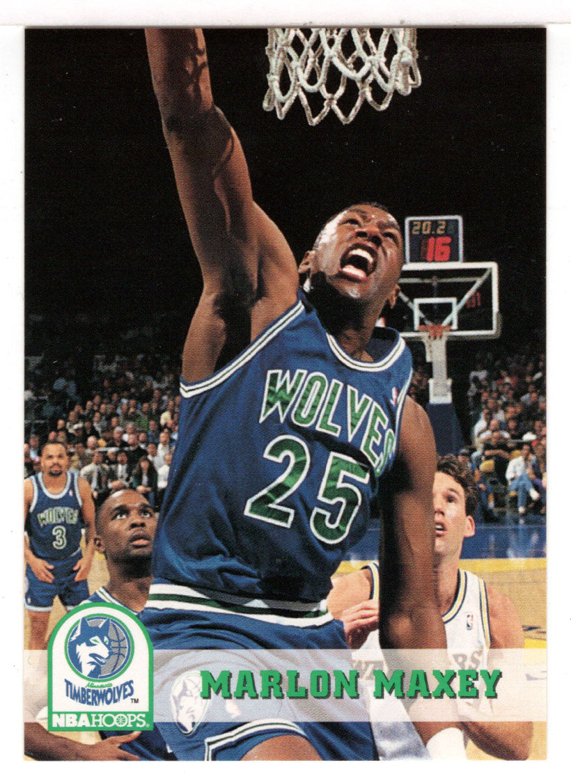 Marlon Maxey - Minnesota Timberwolves (NBA Basketball Card) 1993-94 Hoops # 131 Mint