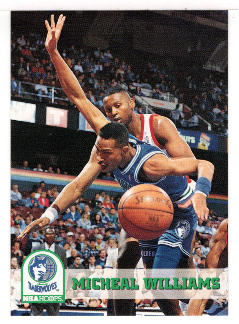 Micheal Williams - Minnesota Timberwolves (NBA Basketball Card) 1993-94 Hoops # 135 Mint