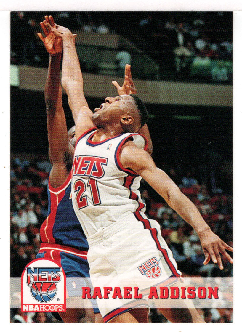 Rafael Addison - New Jersey Nets (NBA Basketball Card) 1993-94 Hoops # 136 Mint