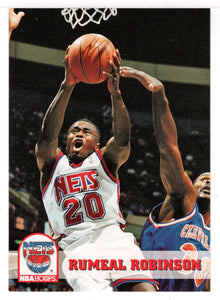 Rumeal Robinson - New Jersey Nets (NBA Basketball Card) 1993-94 Hoops # 142 Mint