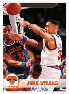 John Starks - New York Knicks (NBA Basketball Card) 1993-94 Hoops # 151 Mint