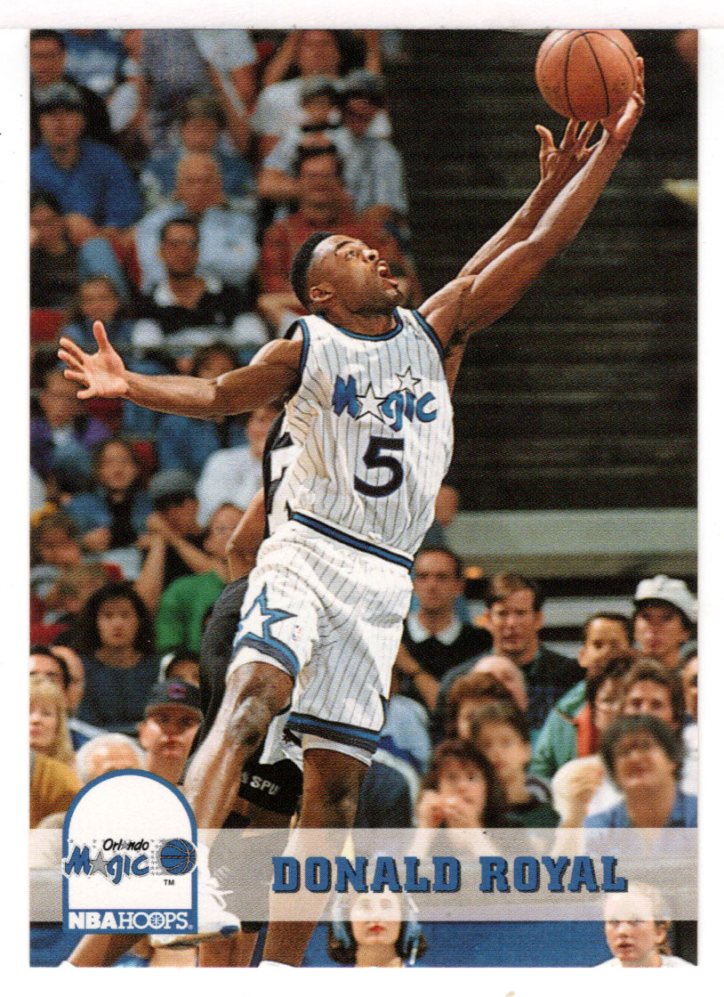 Donald Royal - Orlando Magic (NBA Basketball Card) 1993-94 Hoops # 156 Mint