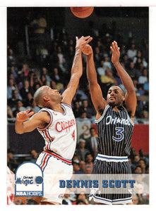 Dennis Scott - Orlando Magic (NBA Basketball Card) 1993-94 Hoops # 157 Mint