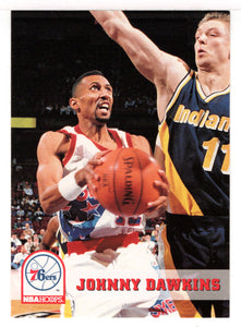 Johnny Dawkins - Philadelphia 76ers (NBA Basketball Card) 1993-94 Hoops # 162 Mint