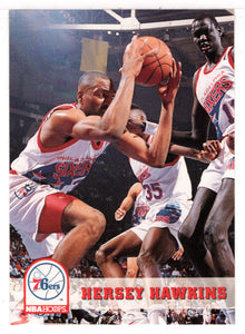 Hersey Hawkins - Philadelphia 76ers (NBA Basketball Card) 1993-94 Hoops # 163 Mint