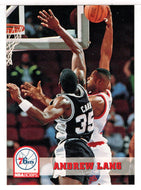 Andrew Lang - Philadelphia 76ers (NBA Basketball Card) 1993-94 Hoops # 165 Mint
