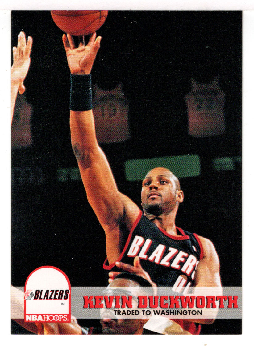 Kevin Duckworth - Portland Trail Blazers (NBA Basketball Card) 1993-94 Hoops # 177 Mint