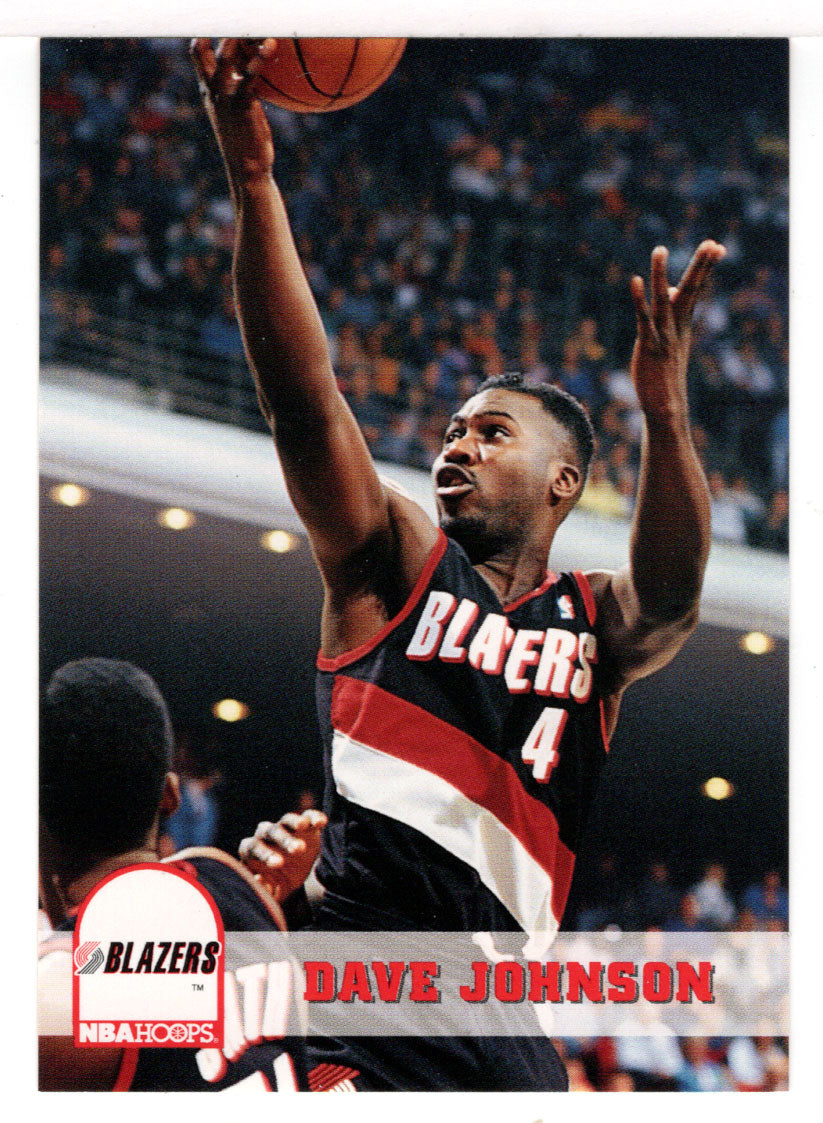 Dave Johnson - Portland Trail Blazers (NBA Basketball Card) 1993-94 Hoops # 179 Mint