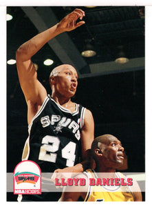 Lloyd Daniels - San Antonio Spurs (NBA Basketball Card) 1993-94 Hoops # 198 Mint